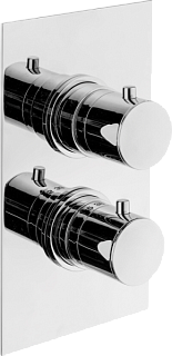 Термостатический смеситель встраиваемый Plumberia Selection Ixo XOT5020CR С ВНУТРЕННЕЙ ЧАСТЬЮ, для в