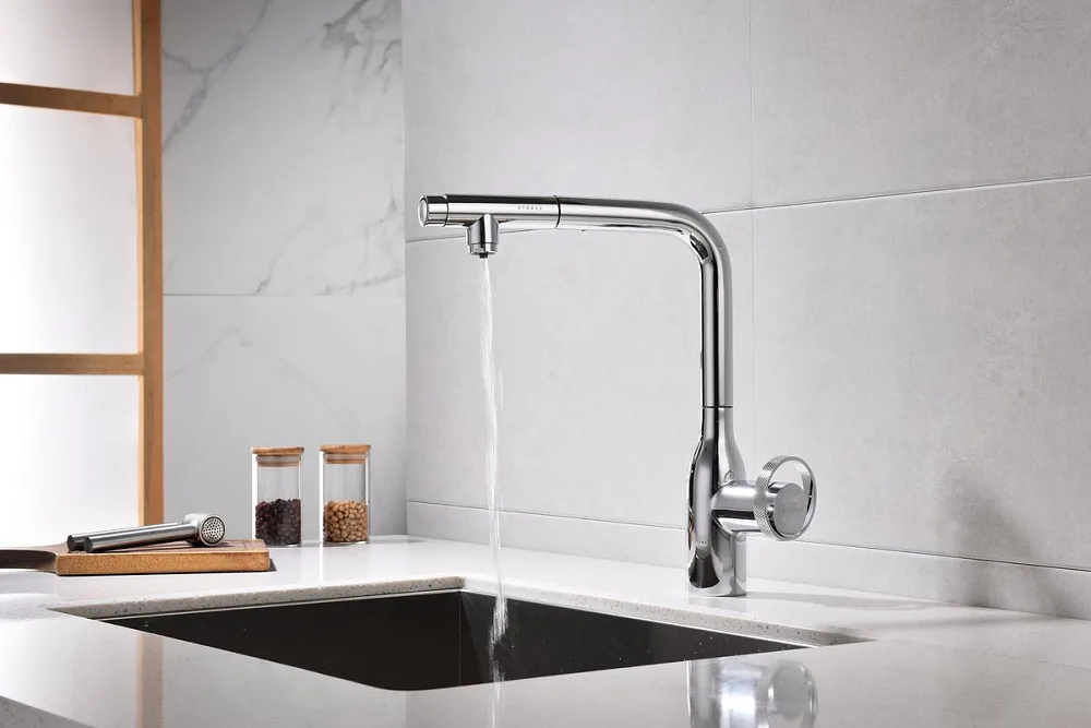Смеситель для кухни Paulmark Urban Ur213104-CR хром Sancos — официальный сайт