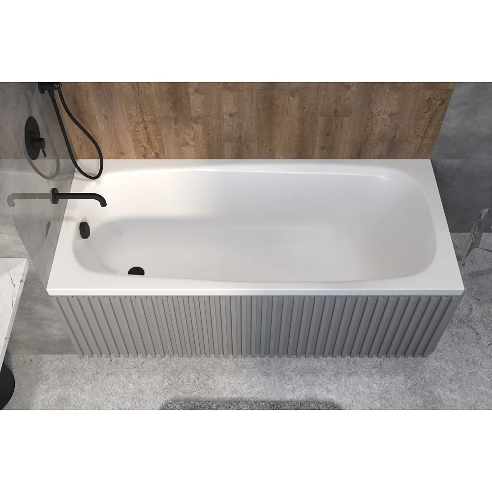 Акриловая ванна WHITECROSS Layla 170x75 см, пристенная, белая Sancos — официальный сайт
