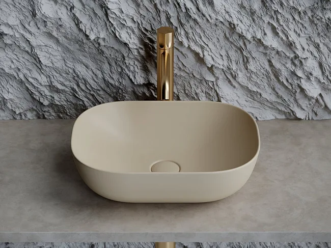 Накладная раковина Ceramicanova Element CN6009MC капучино матовый Sancos — Оригинал
