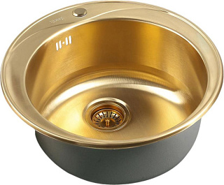 Мойка кухонная Zorg Inox PVD SZR-510/205 Bronze