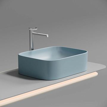 Накладная раковина Ceramicanova Element CN6052ML голубая матовая