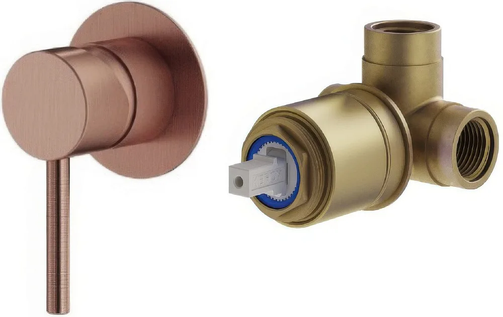 Встраиваемый смеситель Plumberia Selection Ixo KITXO1135RS С ВНУТРЕННЕЙ ЧАСТЬЮ, бра Sancos — официальный сайт