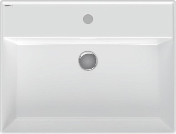 Накладная раковина Berges Ego 60x47, глянцевая белая