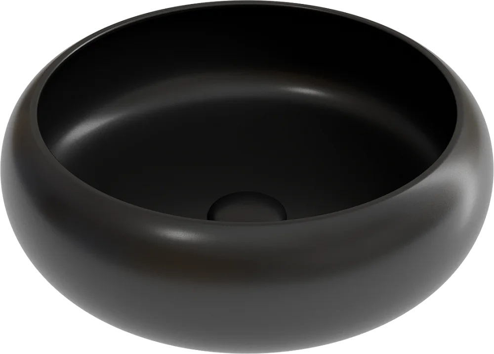 Накладная раковина Ceramicanova Element CN6050MB черная матовая Sancos — официальный сайт