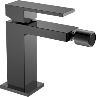 Смеситель для биде Boheme Qubic 476-SGM shinny gun metal