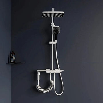 Душевая стойка RGW Shower Panels SP-35-W, белая