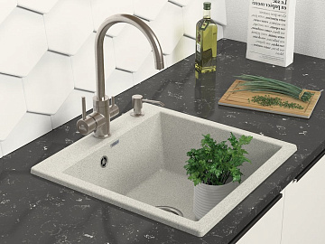 Дозатор для кухонной мойки Paulmark Rein D002-BS брашированная сталь