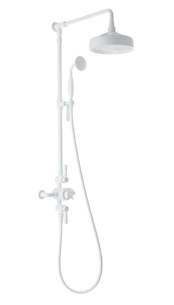 Душевая стойка Wonzon & Woghand RETRO WW-B3041-MW, матовая белая