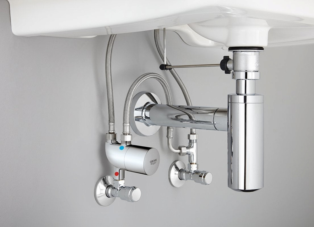Термостатический смеситель Grohe Grohtherm Micro 34487000 для раковины