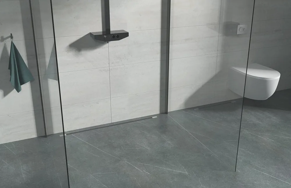 Душевой трап (лоток) BETTOSERB Advanced Slim 950 матовый хром Sancos — официальный сайт