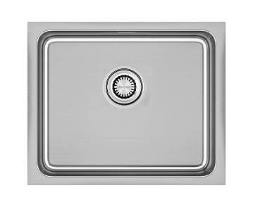 Мойка кухонная Paulmark Vista PM305444-BS, брашированная нержавеющая сталь