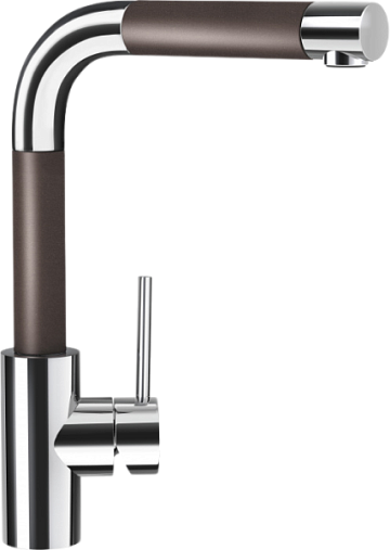 Смеситель для кухни Schock Cristalite SC-300-D выдвижной излив, мокка