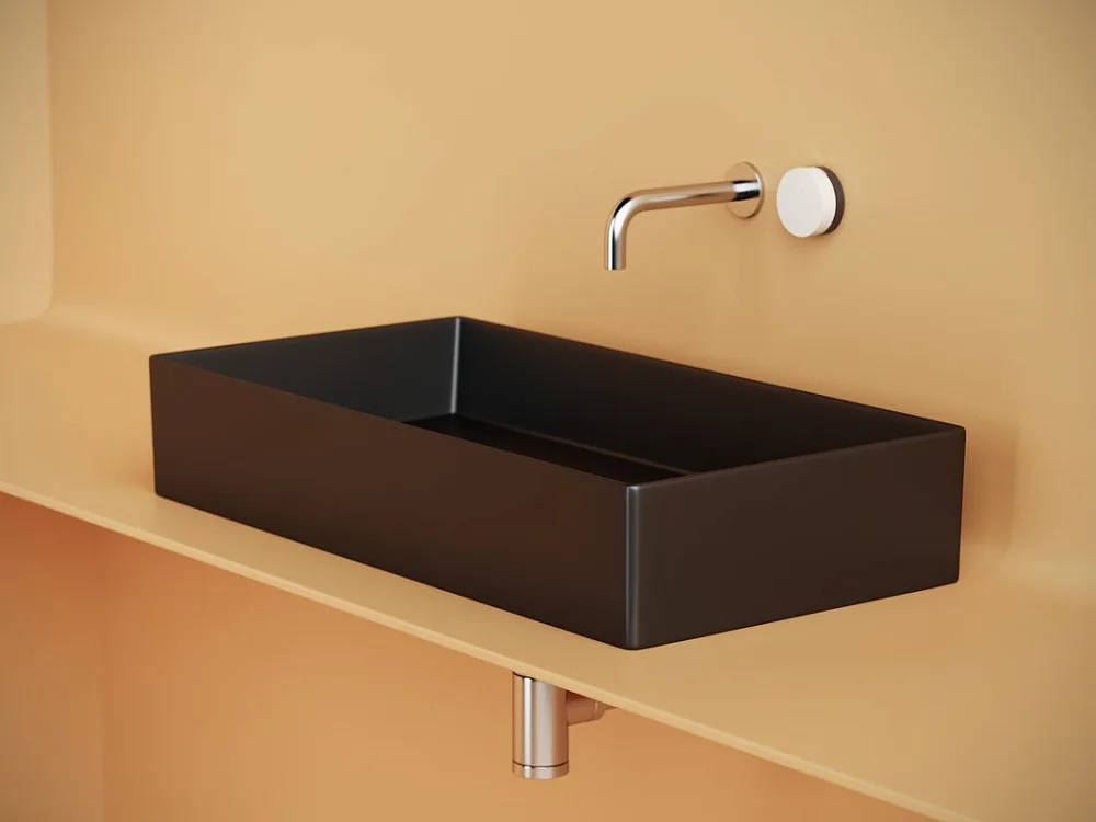 Накладная раковина Ceramicanova Element CN6071MB черная матовая Sancos — официальный сайт