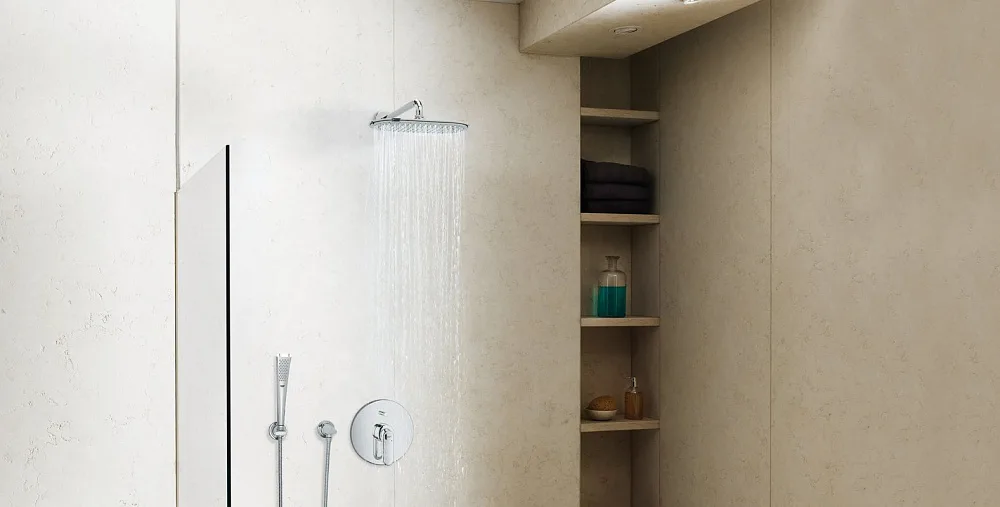 Верхний душ Grohe Rainshower Veris 300 27470000 Sancos — официальный сайт