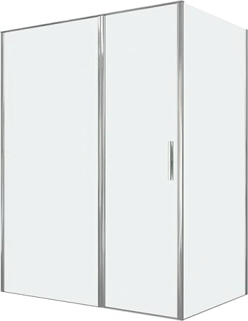 Душевой уголок Allen Brau Priority 160x100, профиль хром, стекло прозрачное