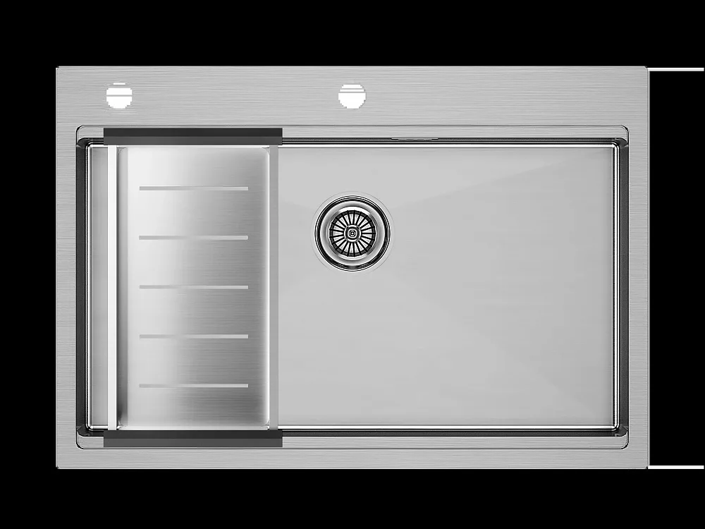 Коландер Paulmark Advance для кухонной мойки, A405-BS брашированная сталь Sancos — официальный сайт