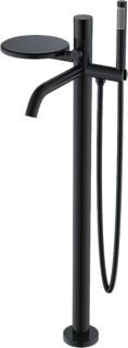 Напольный смеситель для ванны с душем Boheme Stick 129-BB.2, black touch black