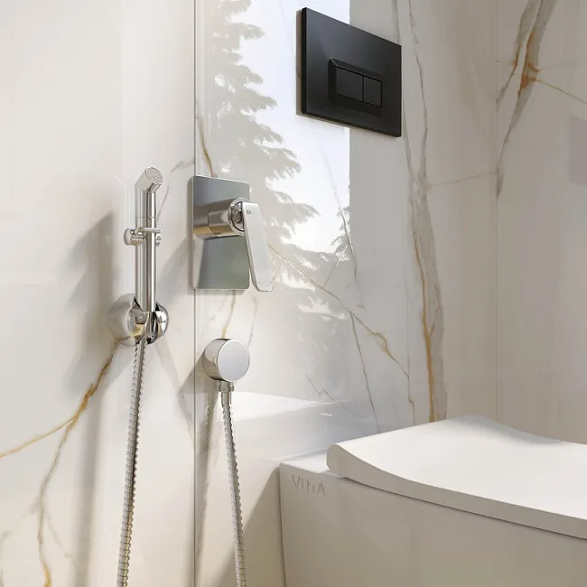 Крышка-сиденье VitrA Integra Square 810-003-009 быстросъемная, с микролифтом Sancos — Оригинал