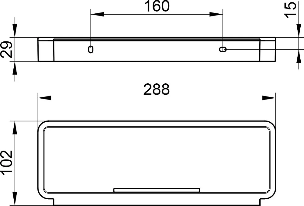 Полка Keuco Plan 14958 хром, черная Sancos — официальный сайт