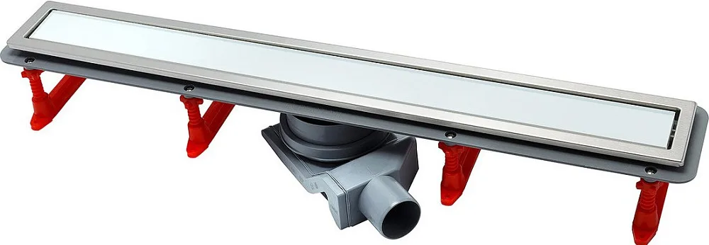 Душевой трап (лоток) Pestan Confluo Premium Line 750, белое стекло/сталь Sancos — официальный сайт