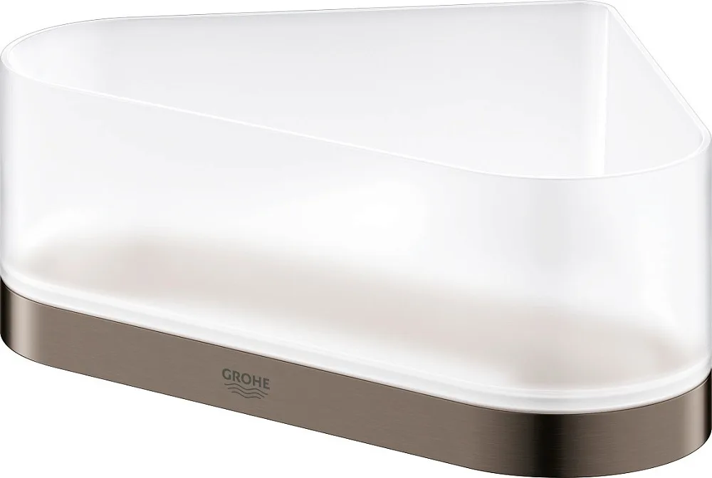 Полка Grohe Selection 41038AL0 темный графит Sancos — официальный сайт