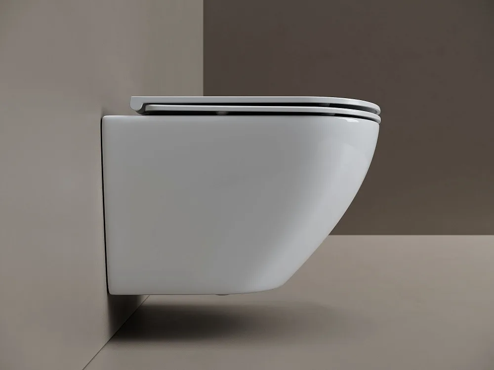 Унитаз подвесной Ceramicanova Whirl CN11007T белый  Sancos — официальный сайт