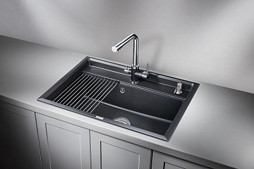 Мойка кухонная Granula Kitchen Space 7301, шварц