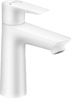 Смеситель для раковины Hansgrohe Talis 110 71710700 с донным клапаном, матовый белый