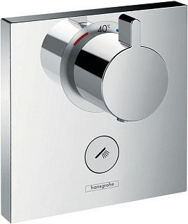 Термостатический смеситель встраиваемый Hansgrohe ShowerSelect Highfow 15761000, для душа, хром