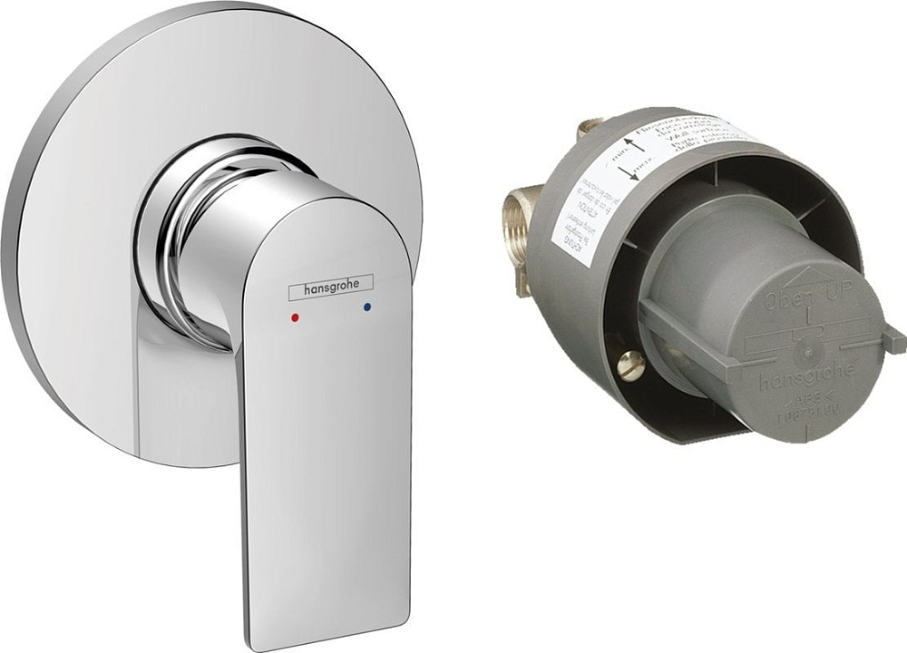 Встраиваемый смеситель Hansgrohe Rebris E 72658000 С ВНУТРЕННЕЙ ЧАСТЬЮ, хром