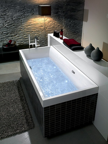 Акриловая ванна Villeroy & Boch Squaro UBQ170SQR2V-01 170x75 см, встраиваемая, цвет альпийский белый