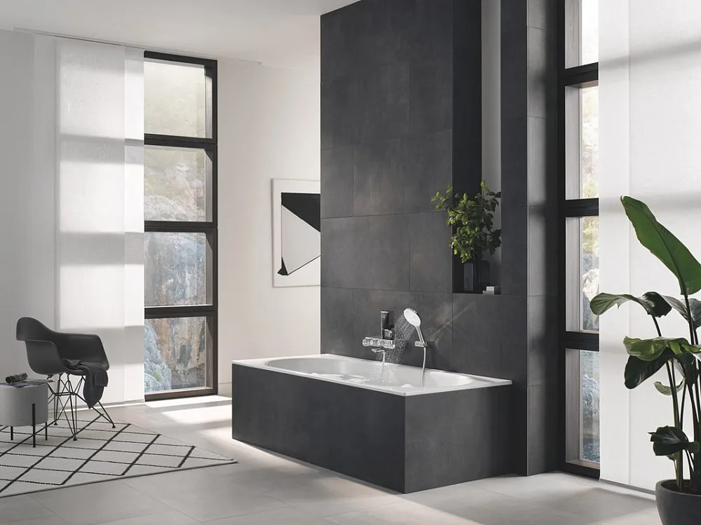 Душевая лейка Grohe Rainshower SmartActive 26574LS0 белая луна Sancos — официальный сайт