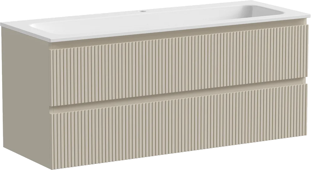 Тумба с раковиной Sancos Snob T 120 см, beige soft, раковина CN7017 Sancos — официальный сайт