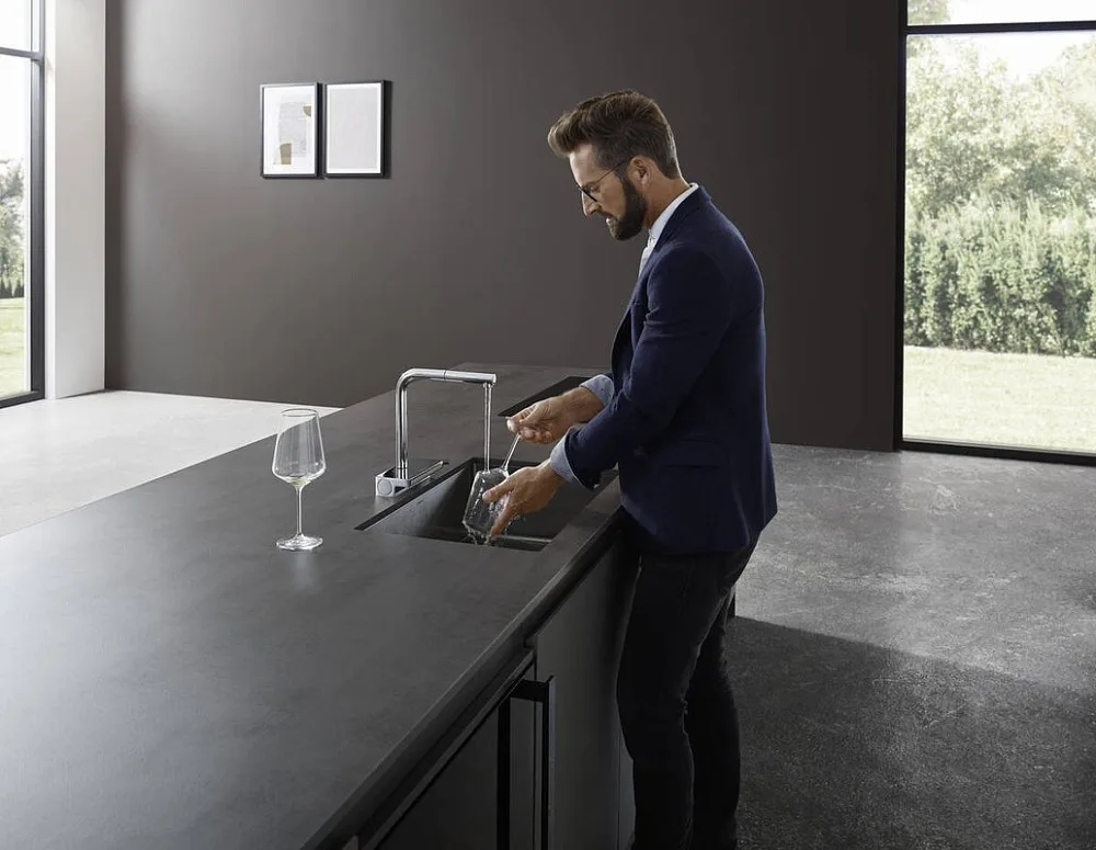 Смеситель для кухни Hansgrohe Aquno Select M81 Aquno Select M81 73830000 хром Sancos — официальный сайт