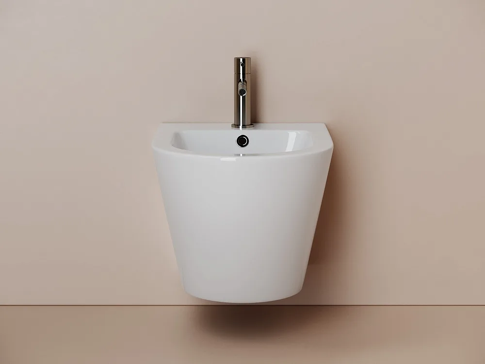 Биде подвесное Ceramicanova Alba CN11006 белый Sancos — официальный сайт