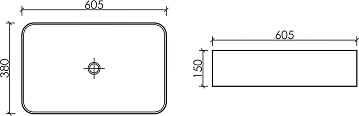 Накладная раковина Ceramicanova Element CN6053MB черная матовая