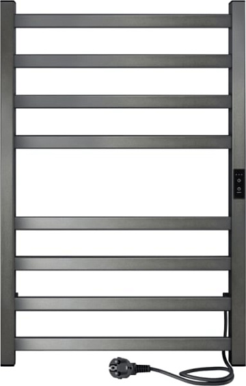 Полотенцесушитель электрический Indigo Oktava Slim 3 LСLOKS3E80-50GFMRt graphite metallic