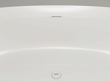 Ванна из искусственного камня Plumberia Selection Veloma 170x75 см, отдельностоящая, матовая белая, 