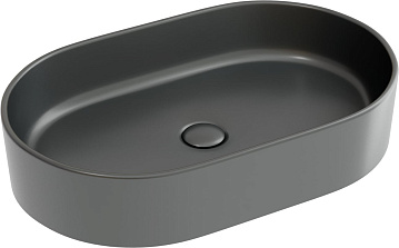 Накладная раковина Ceramicanova Element CN6048MDH темный антрацит матовая