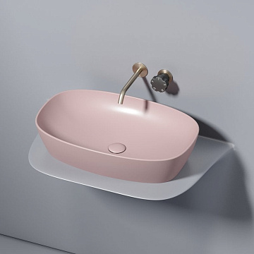 Накладная раковина Ceramicanova Element CN6049MP розовая матовая