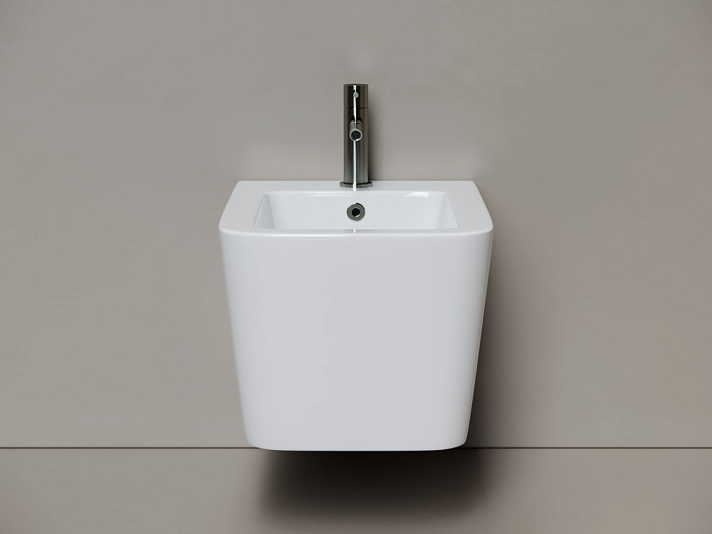 Биде подвесное Ceramicanova Miro CN11004 белый