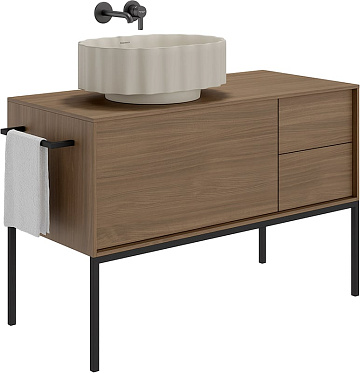 Накладная раковина KERAMA MARAZZI Conchiglia 50 песочная матовая