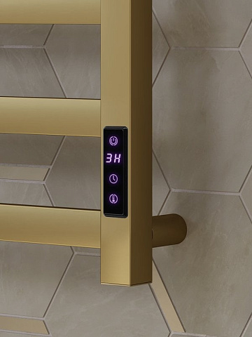 Полотенцесушитель электрический APEXTERMO Терра TR00184GLB 800x400, золотой матовый