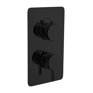 Встраиваемый смеситель Boheme Cell 135-2-B, С ВНУТРЕННЕЙ ЧАСТЬЮ, black