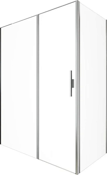 Душевой уголок Allen Brau Priority 160x80, профиль хром, стекло прозрачное