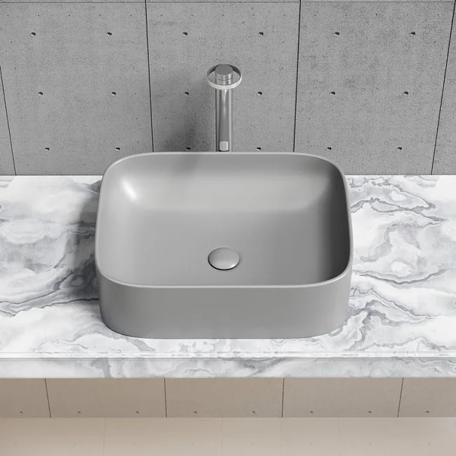 Накладная раковина Ceramicanova Element CN6052MH антрацит матовая Sancos — Оригинал