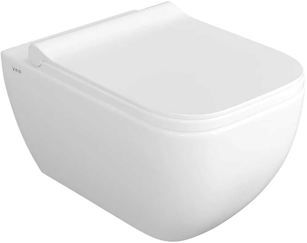 Унитаз подвесной VitrA Shift 7742B003-0075 405 с микролифтом, безободковый, глянцевый белый Sancos — официальный сайт