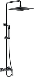 Душевая стойка Boheme Venturo 378-SGM, shine gun metal