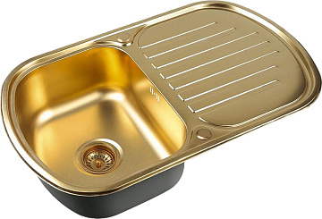 Мойка кухонная Zorg Inox PVD SZR-7749 bronze